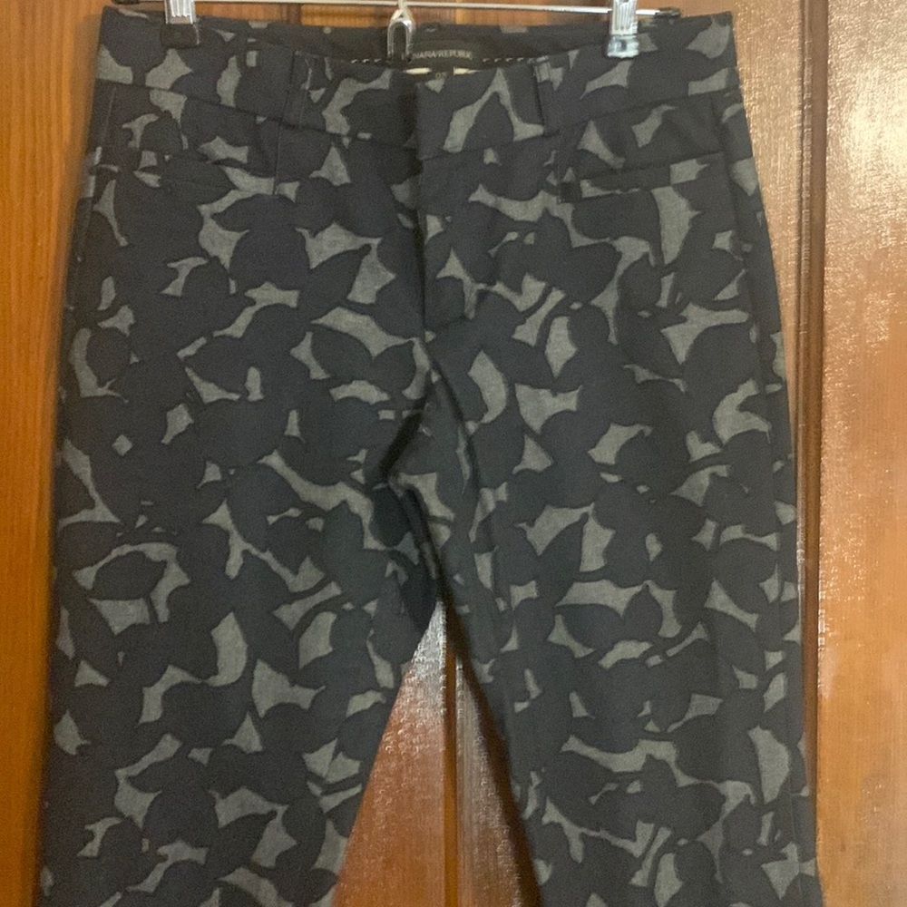 Black and gray banana republic Sloan pants